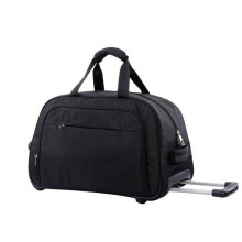 High Quality China Business Women Black Fiber Trolley Bag Travel Duffel Bag